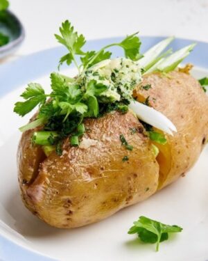 Aardappel met lookboter - 1st
