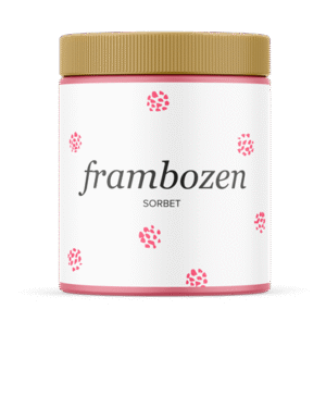 Frambozensorbet - 0,5l
