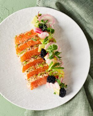 Gebrande zalm -1p