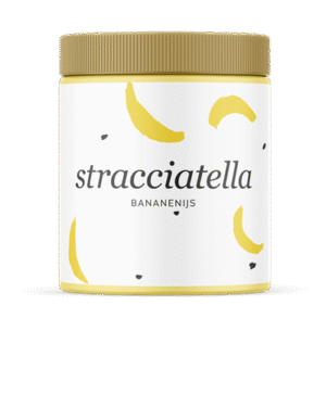 Stracciatella bananen ijs - 0,5l