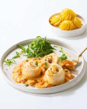 Tongrolletjes kreeftensaus - 300g
